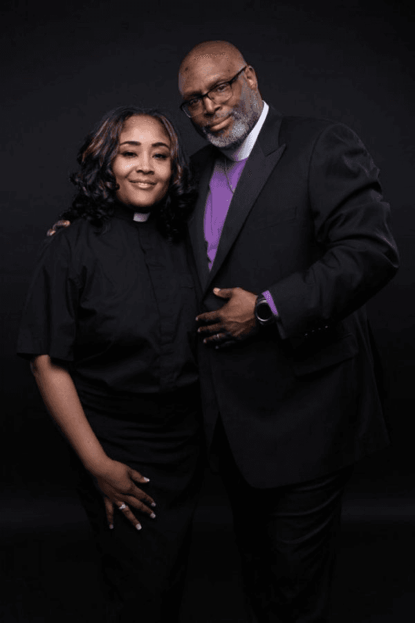 Bishop Owens and Elect-Lady Lakisha Shepard of God Healing Temple